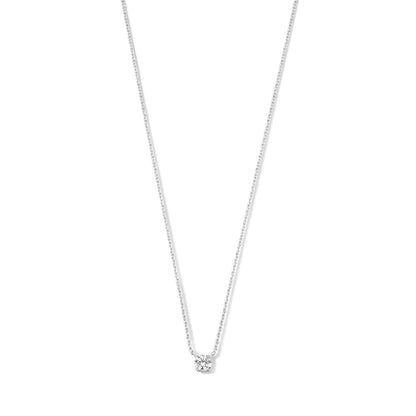 Cléa Moissanite Stone Necklace | Gold 14k