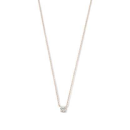 Cléa Moissanite Stone Necklace | Gold 14k