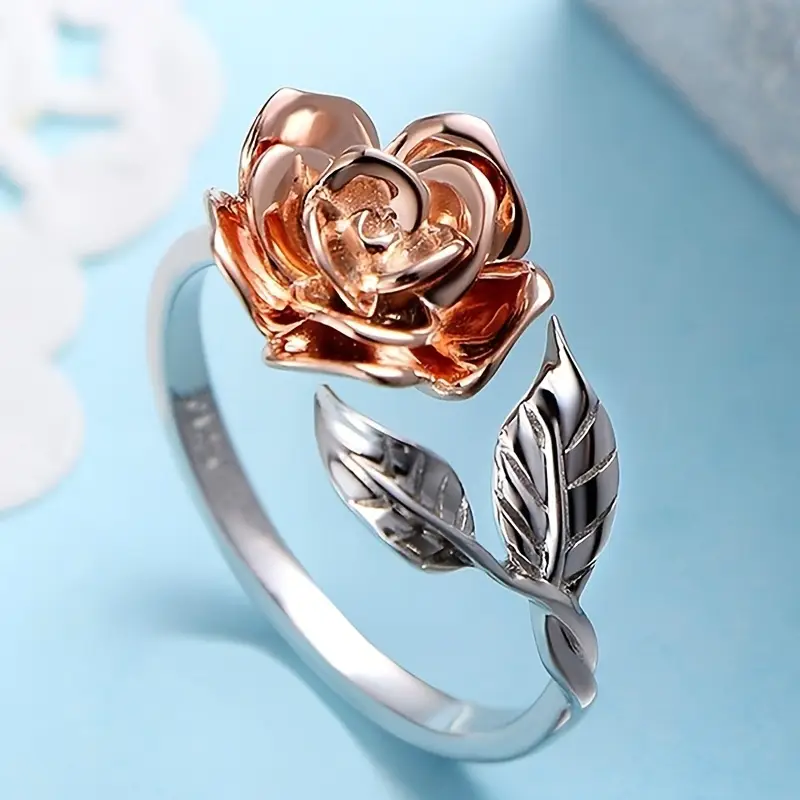 Vintage Flower Silver Ring