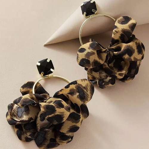 Leopard Cloud Earrings