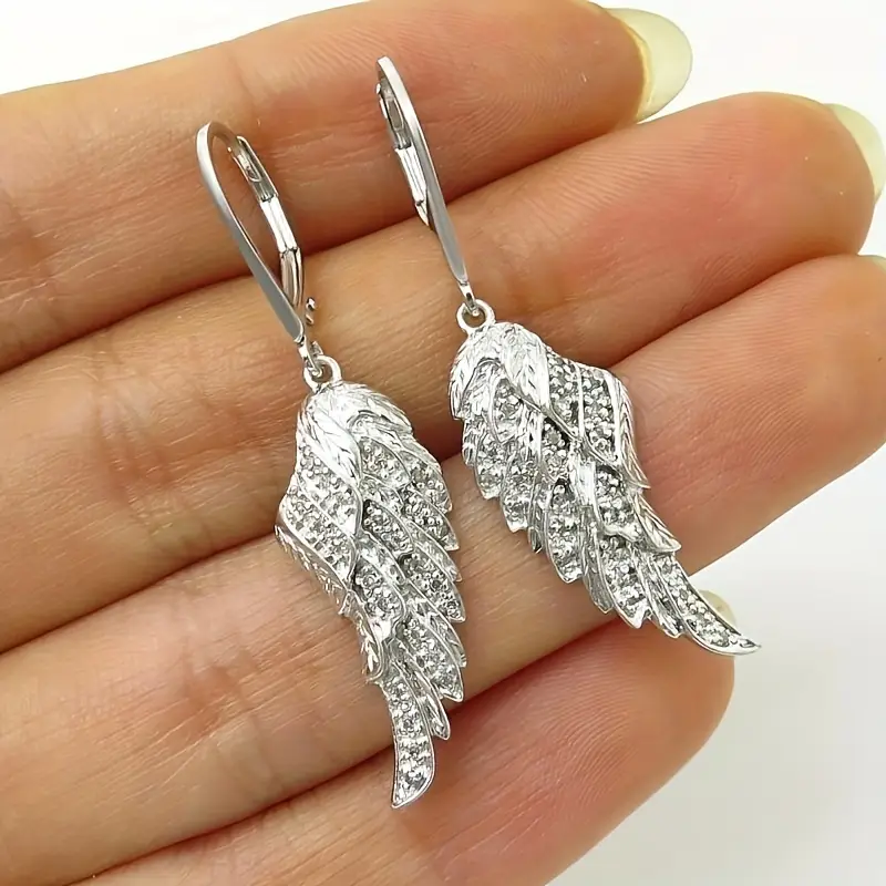 Bright Wings Silver Earrings