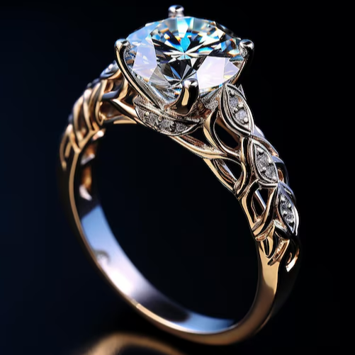 Exotic Crystal Ring