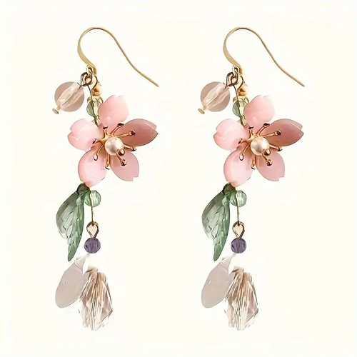 Dangling Blossom Earrings