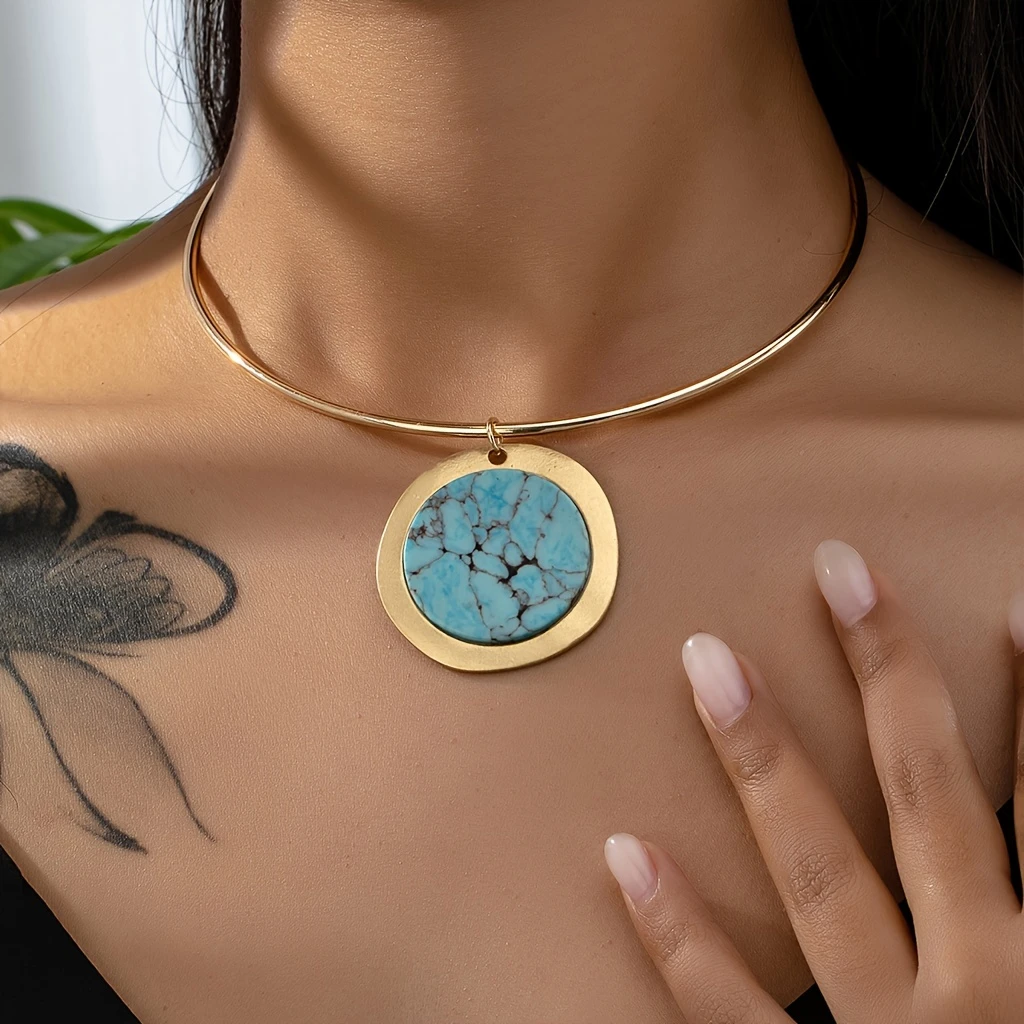 Turquoise Rounded Necklace