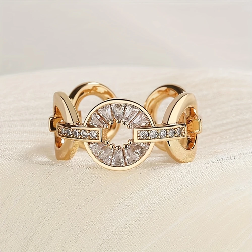 Gold Emperor Chain Ring