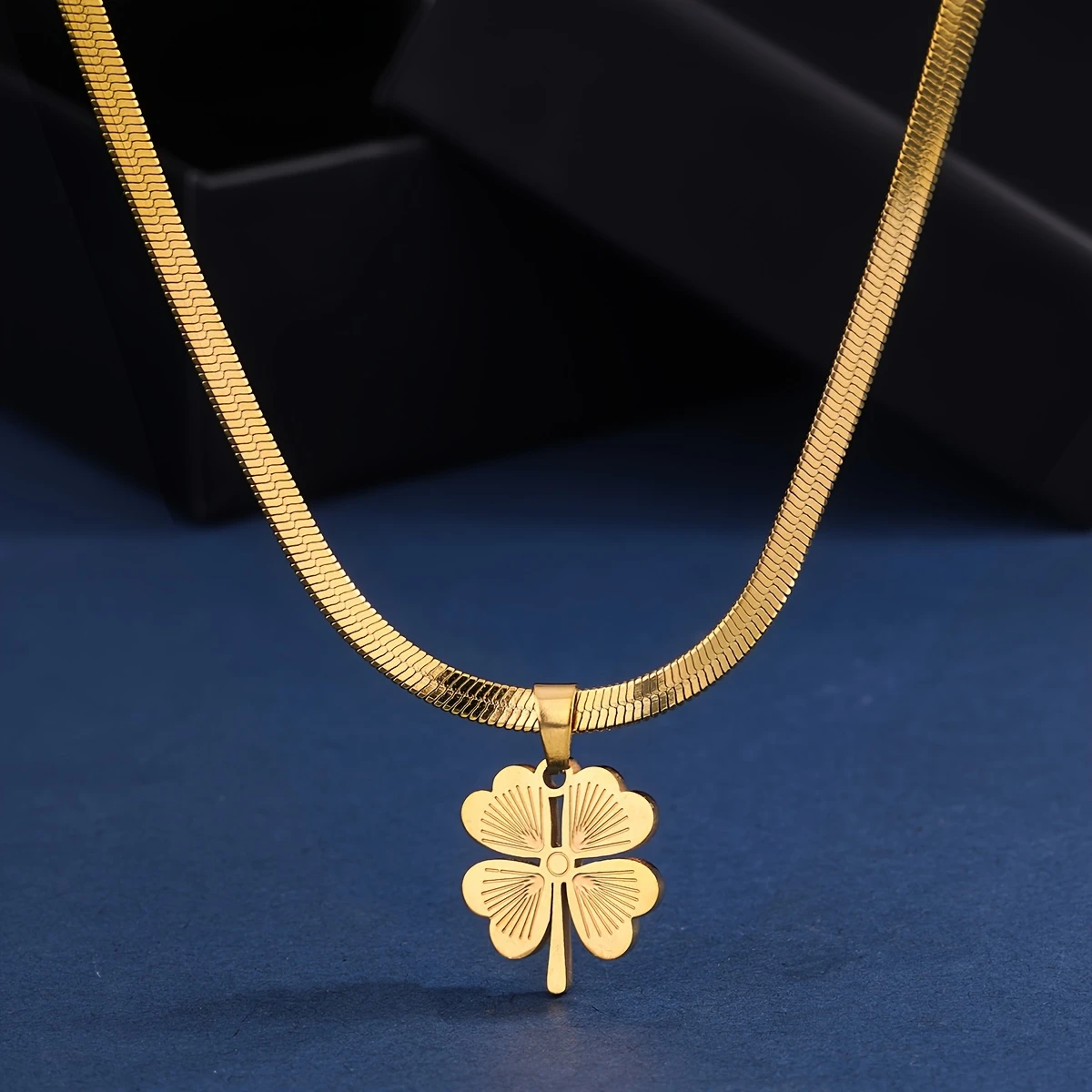 Golden Clover Necklace
