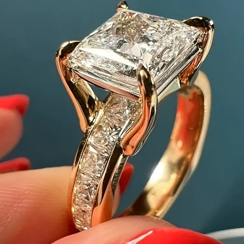 Sparks Gold Crystal Ring