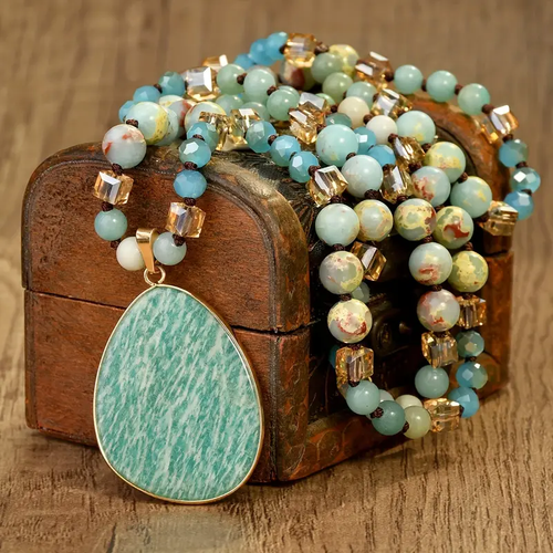 Turquoise Stone Necklace