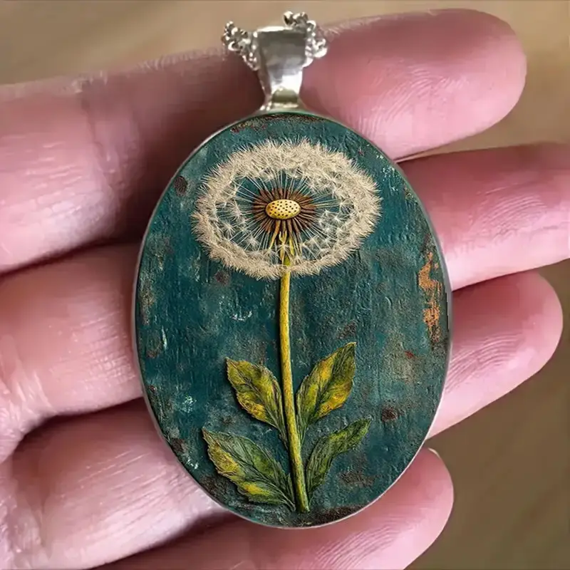 Realism Dandelion Necklace