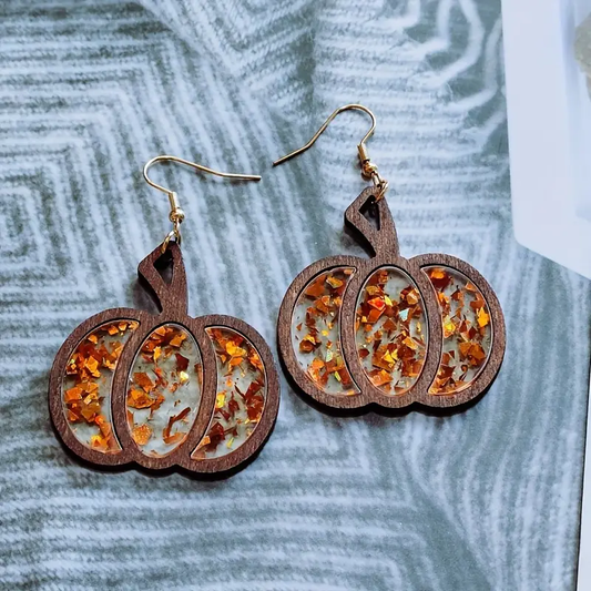 Nature Pumpkin Earrings
