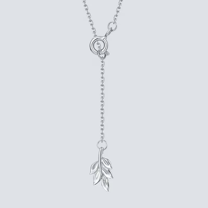 Moss Agate Fern Necklace