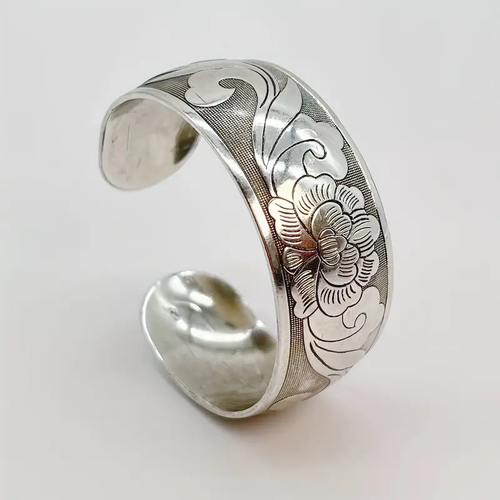 Vintage Open Band Nature Bracelet