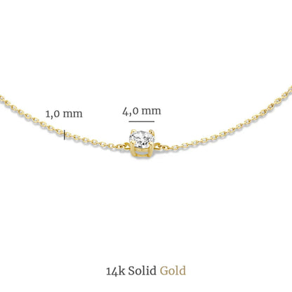 Cléa Zirconia Stone Set | Gold