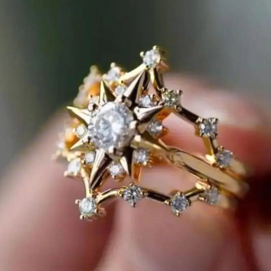 Starlight Shinny Gold Ring