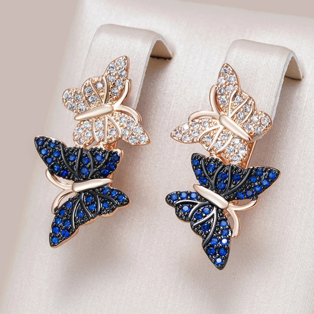 Elegant Bright Butterflies Earrings