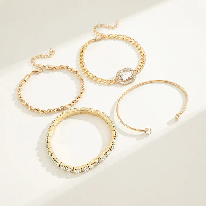 Domitia Calvina Bracelet Set | Gold 18k